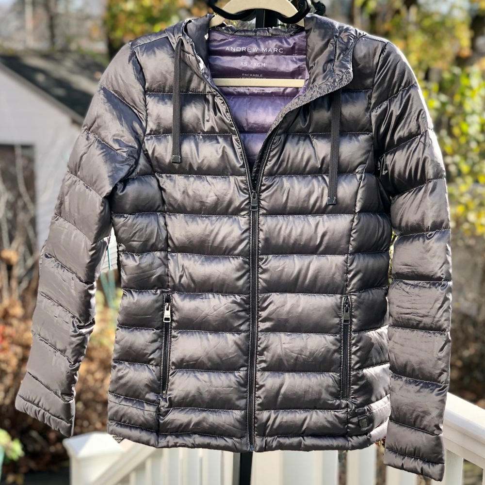 Andrew Marc Packable Puffer Coat - Picture 13 of 13